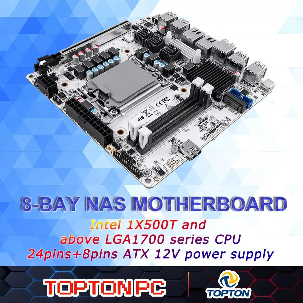 8-bay NAS Mini ITX-moederbord  - Lga 1700 Ddr5 Itx Motherboard recensie en prijs
